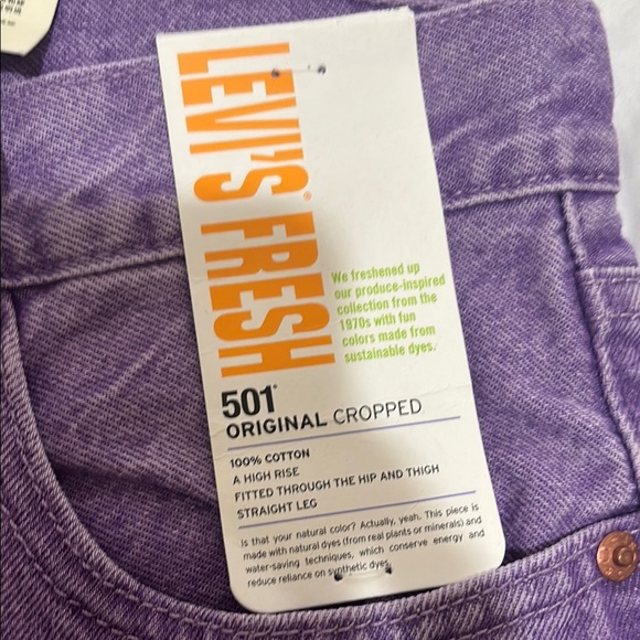 Levi's Purple Ankle & Cropped Jeans - Picture 13 of 13